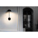 PURE 6W LED - Aplică de citit neagră cu finisaj alb din metal                                                        