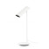LINK 1xGU10 - Lampă de masă albă cu finisaj negru ajustabilă din oțel                                                                  