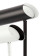 LINK 1xGU10 - Lampă de masă neagră cu finisaj alb din oțel                                                                         