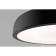 COCOTTE LED 36W - Plafonieră neagră rotundă din metal                                                 