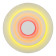 Concentric Corona S - Aplică multicoloră rotunda